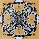 mixed media mandala first week of school high school art project