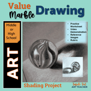 Value and Shading Drawing Project - Marble