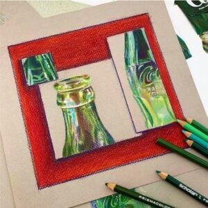 Colored Pencil Drawing Project - High School Art Lesson - Color and Light