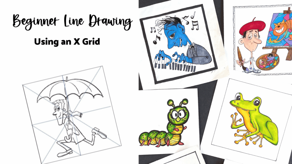 Easy Middle school Art Lesson or High School Art Lesson For Beginners
