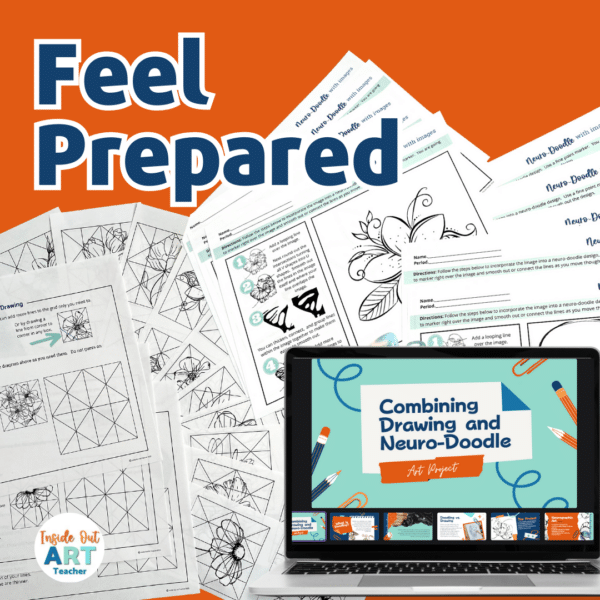 Neurographic art lesson plan