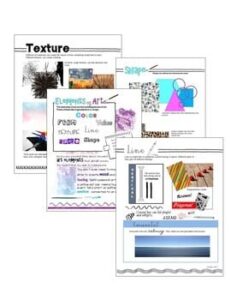 Middle or High School Art: Elements of Art Handouts | Inside Out Art ...