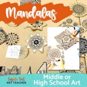 Middle or High School Art Mandala Design Radial Symmetry Art Lesson
