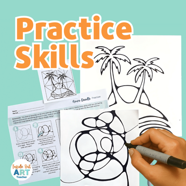 summer art lesson for junior high