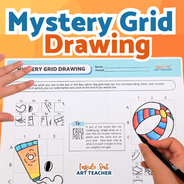Mystery Sunscreen Beachball Chair Swing Grid Worksheet