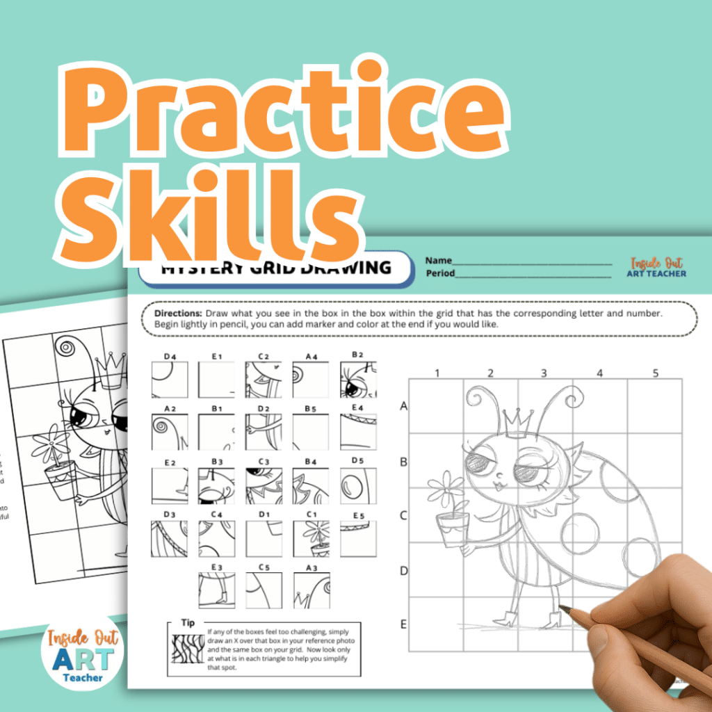2 spring art classroom activities for middle school | Inside Out Art ...