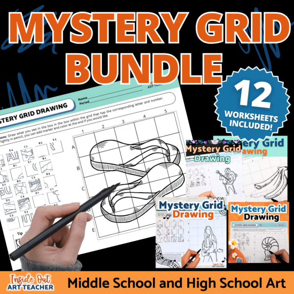 Art Activity Pack for Emergency Substitute Lesson Plans for Middle School