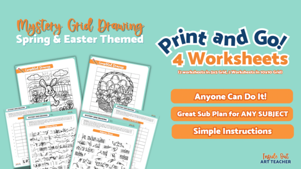Printable Spring & Easter Art Lesson | No-Prep Fun Classroom Activity ...