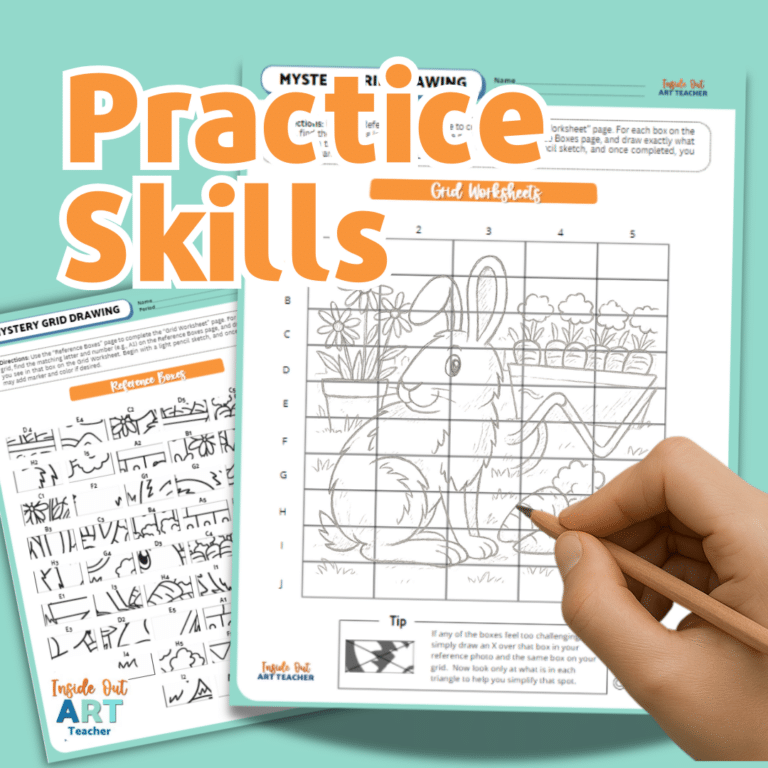 Spring & Easter Art Activity | No-Prep Drawing for Middle & High School ...