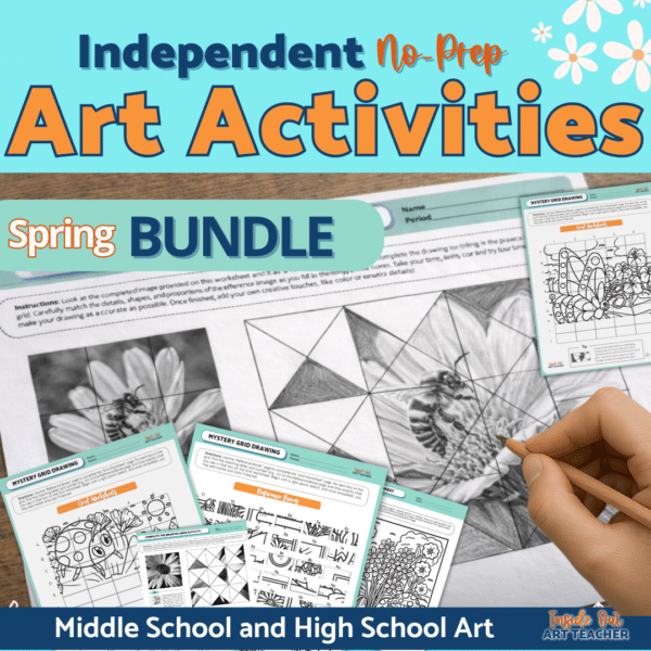 Spring Activities | Sub Plans & Early Finisher No-Prep Drawing ...