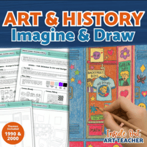 1990s 2000s art worksheets covers