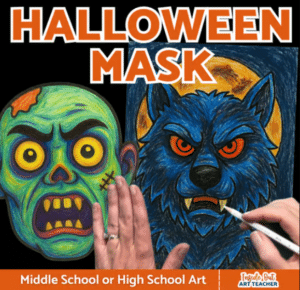halloween art activity cover