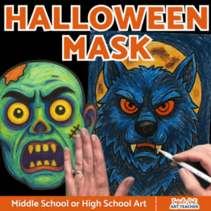 halloween art activity cover