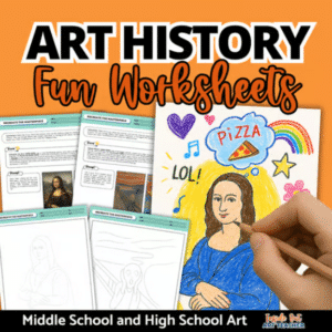 mona lisa art activity cover