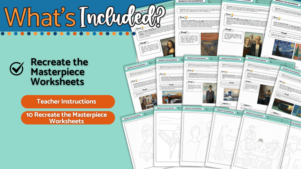 recreate the masterpiece preview