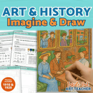 roaring 20s art worksheets cover