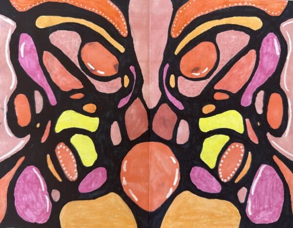 easy ideas for drawing using line example