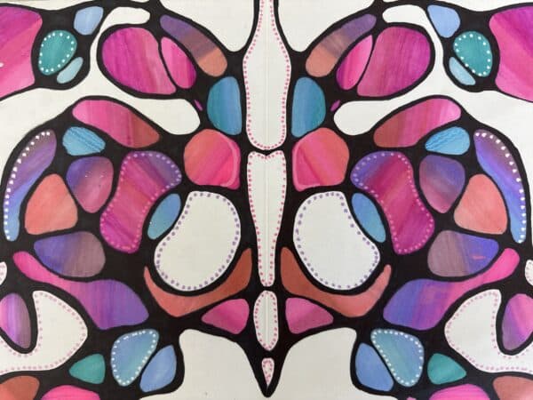 easy things to draw idea neurographic art with marker drawing