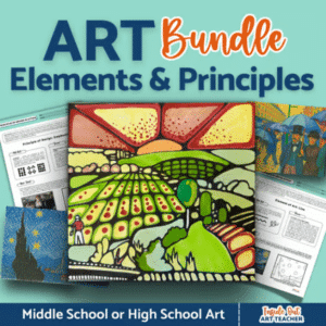 elements and principles worksheets cover