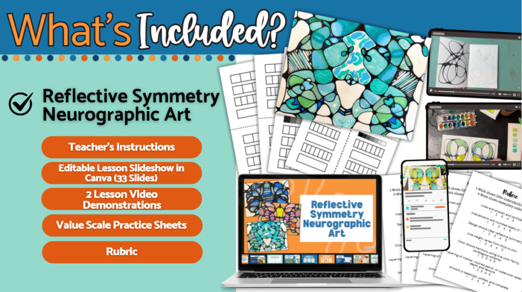 reflective symmetry neurographic art preview