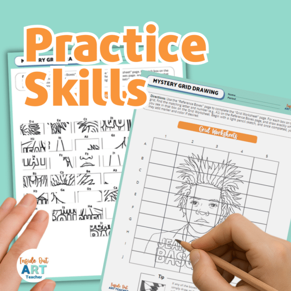 Black History Month Art Worksheets Mystery Grid | Famous Black Artists Drawing - Image 2