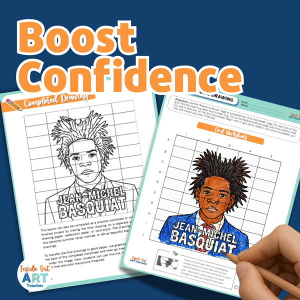 Black History Month Art Worksheets Mystery Grid | Famous Black Artists Drawing - Image 4