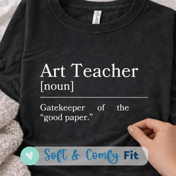 gatekeeper of the good paper art teacher humor shirt design