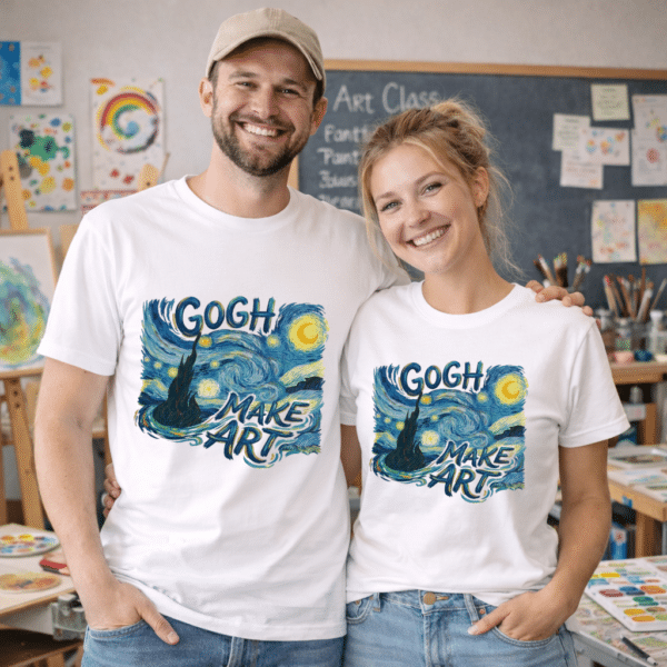 art history teacher shirt van gogh design