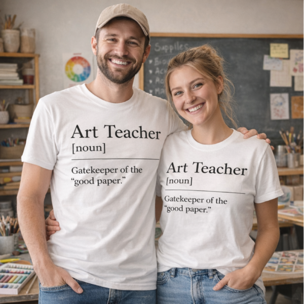 Art Teacher Noun Shirt | Funny Art Teacher Gift for Classroom - Image 2