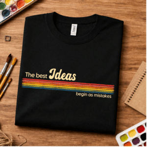 artist quote shirt best ideas begin as mistakes design
