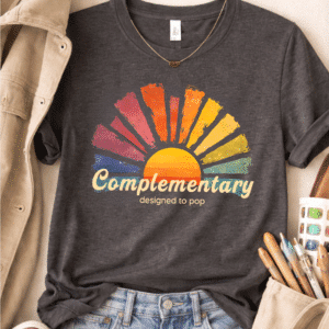 complementary colors shirt art classroom design tee color theory shirt