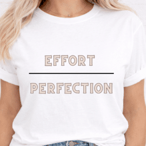 growth mindset teacher shirt effort over perfection