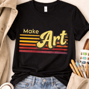 art lover shirt make art minimal design