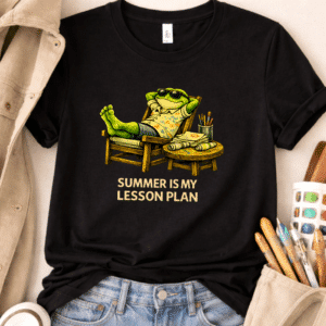 Last Day Teacher Shirt – Summer Is My Lesson Plan Art Teacher Tee