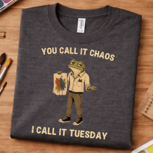 art room shirt chaos tuesday design