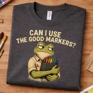 art supply shirt can i use the good markers