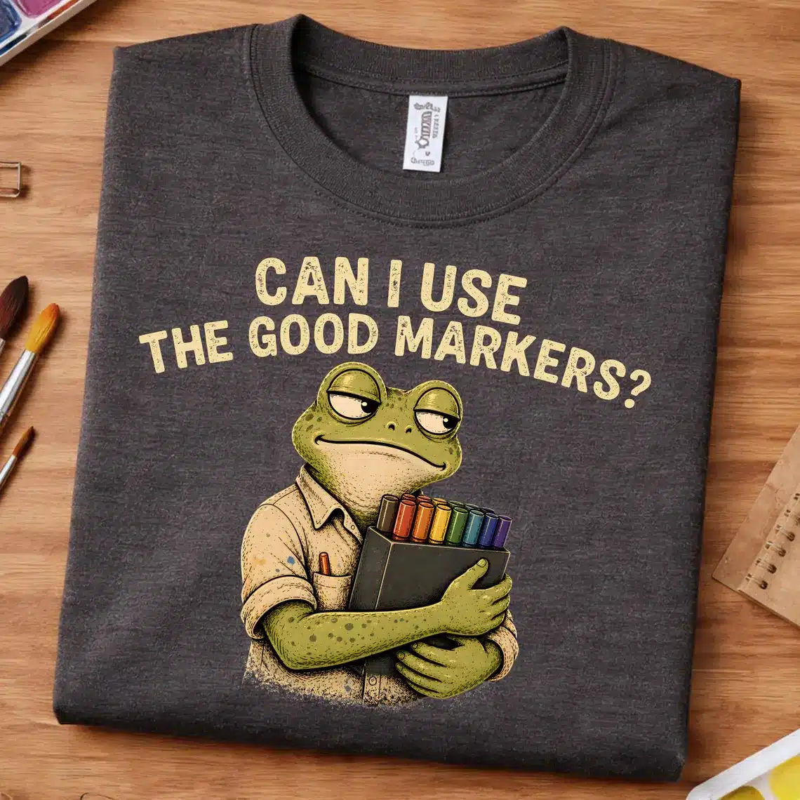 art supply shirt can i use the good markers