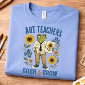 art teacher aesthetic shirt gogh and grow