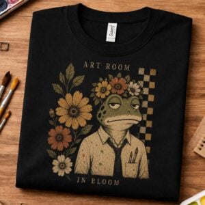 art teacher garden shirt art room in bloom