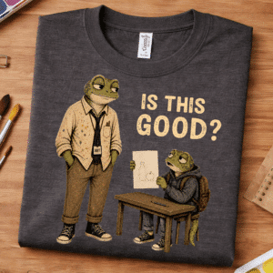 art teacher t shirt is this good frog design