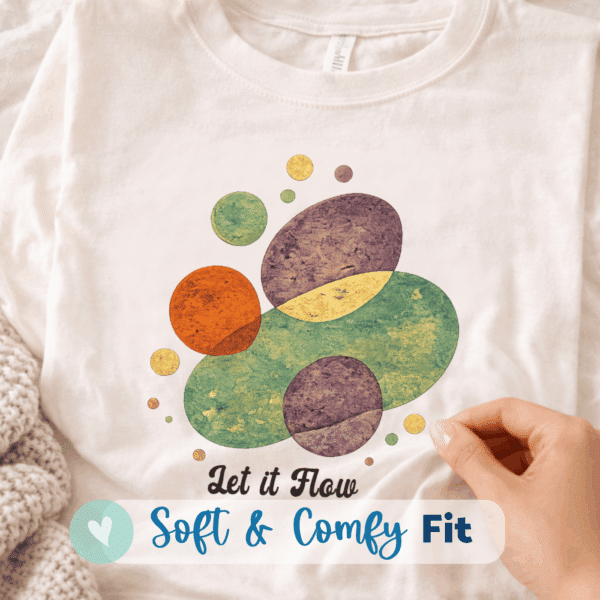 Art Flow Shirt – Let It Flow Creative Art Teacher Tee - Image 3