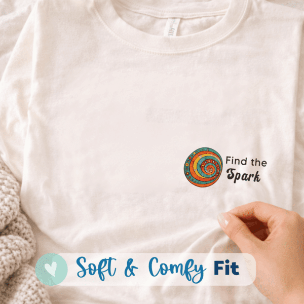 Creative Energy Shirt – Find The Spark Make The Noise Beautiful - Image 3