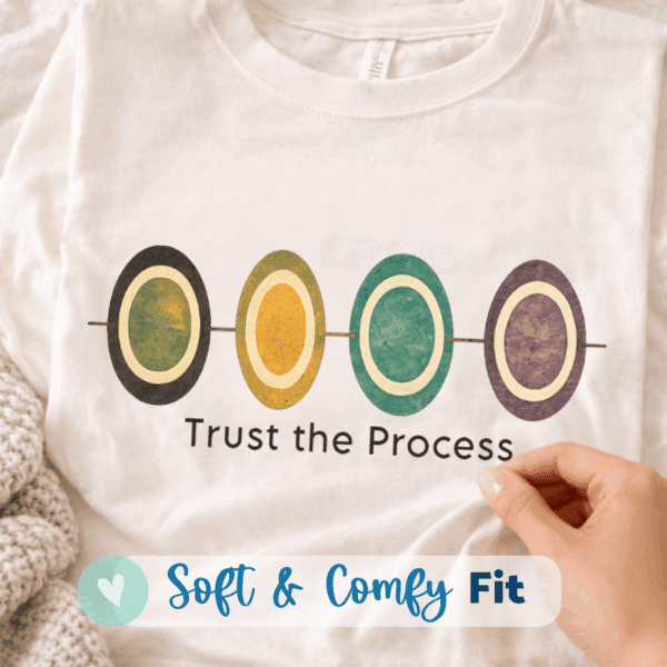 Artist Process Shirt – Trust The Process Creative Art Teacher Tee - Image 3