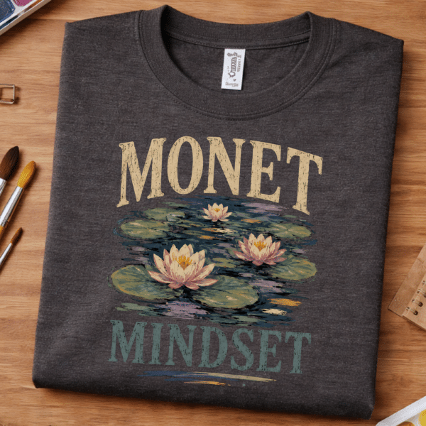 Impressionist Shirt – Monet Mindset Art Teacher Artist Creative Tee - Image 2