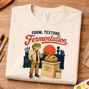 funny sourdough shirt fermentation frog