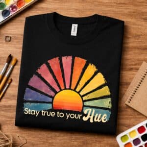 color identity shirt stay true to your hue design