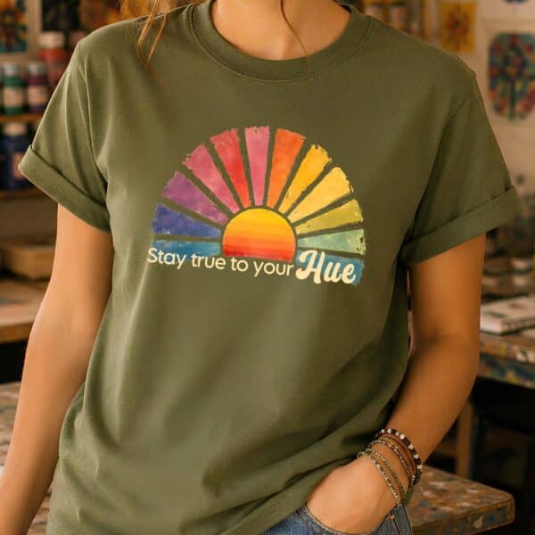 Color Identity Shirt – Stay True to Your Hue Inspiring Graphic Tee - Image 3