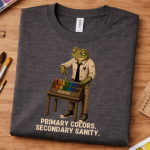 color theory tshirt primary colors design