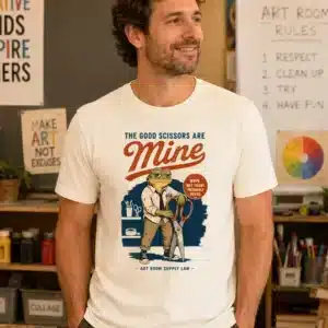 craft room shirt good scissors are mine