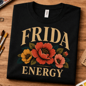 frida kahlo shirt frida energy floral design